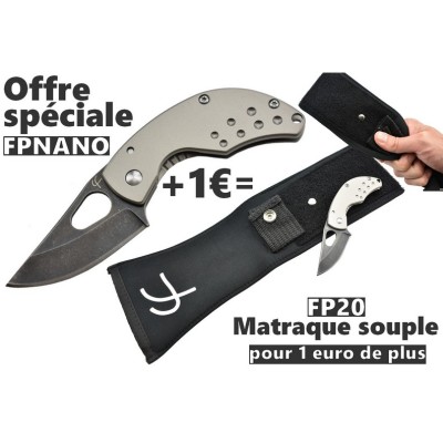 Fred Perrin Offre FPNANO Titane avec matraque souple FP20 pour 1 euro de plus