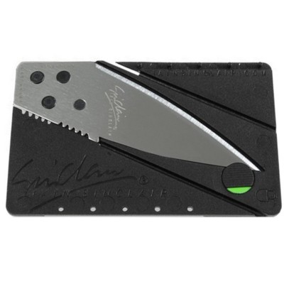 Iain Sinclair CS - Card sharp Silver - Couteau pliant format carte de crédit