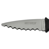 Meyerco NeckLance Couteau fixe lame serrations design Blackie Collins