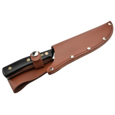 Schrade 15OT Old Timer Couteau fixe lame acier 7Cr17 et manche polymère