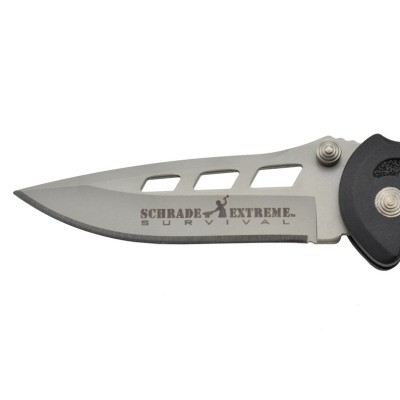 Schrade SCHA Couteau pliant Extreme Tactical à ouverture assistée