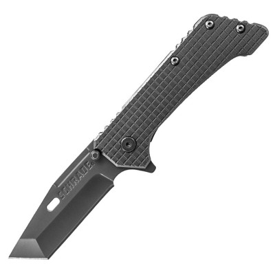 Schrade SCH 302 - Manche en acier et titane