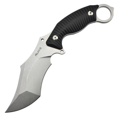 Ruike F181 Couteau Karambit acier 14C28N manche G10