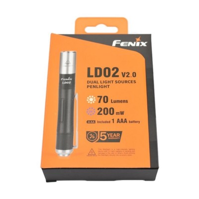 Fenix LD02 V2.0 - Lampe de poche compacte - 70 lumens