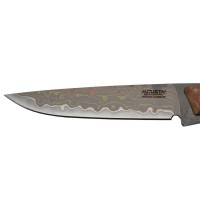 Mcusta MC006DP Couteau fixe Lame Mokumé VG10 San Mai - Collaboration Maxknives