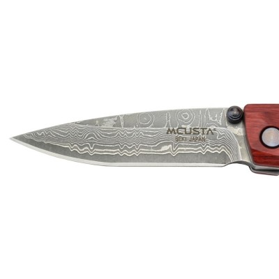 Mcusta MC-78D lame acier Damas et manche en bois stamina