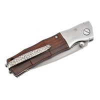 Mcusta MC-145G Lame acier SPG2 manche Iron Wood