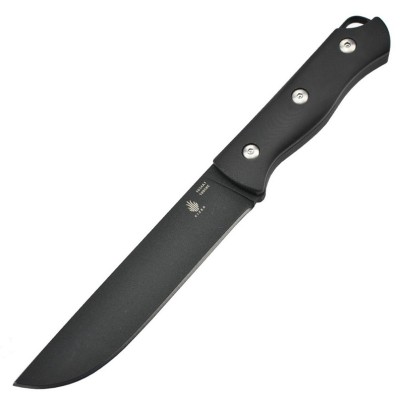 Kizer 1034A Bush - Couteau lame fixe acier 1095 manche G10