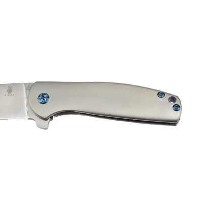 Kizer Ki3471 Gemini Couteau lame acier S35VN et manche en titane