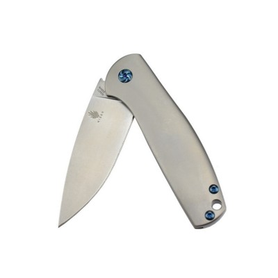 Kizer Ki3471 Gemini Couteau lame acier S35VN et manche en titane