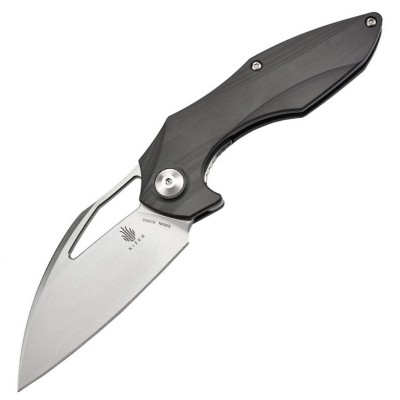 Kizer Ki3502 Minitherium couteau pliant lame en acier et manche en fibre de carbone