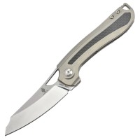 Kizer Ki3542 Kobold par Sebastian Irawan lame acier S35VN manche titane et fibre de carbone