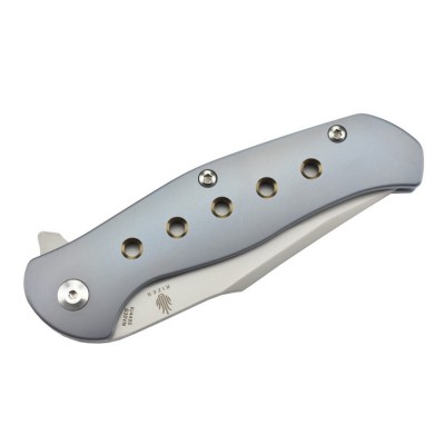 Kizer Ki4495 Lancer2 par LV Knives lame acier S35VN manche titane anodisé