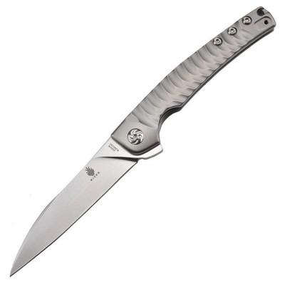 Kizer Ki3457A1 Splinter Couteau lame acier S35VN et manche titane