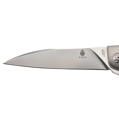 Kizer Ki3457A1 Splinter Couteau lame acier S35VN et manche titane