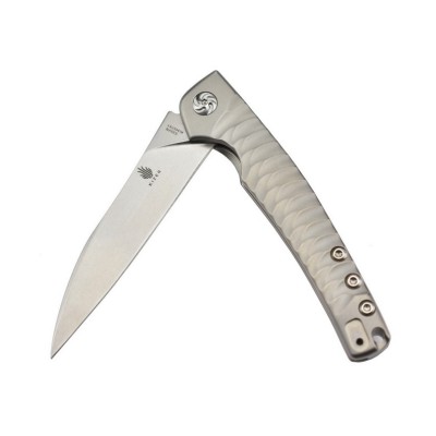 Kizer Ki3457A1 Splinter Couteau lame acier S35VN et manche titane