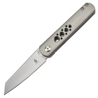 Kizer Ki3499S Feist couteau à roulement à billes lame acier et manche titane