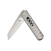 Kizer Ki3499S Feist couteau à roulement à billes lame acier et manche titane