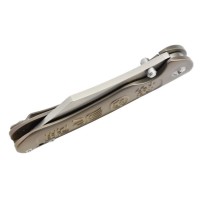 Kizer Ki4439 Zugang par Azo lame acier S35VN manche titane