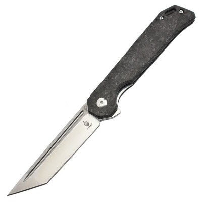 Kizer Ki4458T3 Begleiter par Azo lame acier S35VN manche fibre de carbone