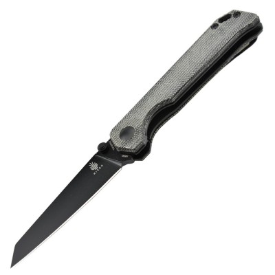 Kizer V3458RN2 Begleiter Mini lame acier N690 manche micarta noir par Azo