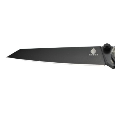 Kizer V3458RN2 Begleiter Mini lame acier N690 manche micarta noir par Azo