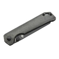 Kizer V3458RN2 Begleiter Mini lame acier N690 manche micarta noir par Azo