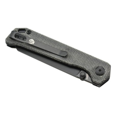 Kizer V3458RN2 Begleiter Mini lame acier N690 manche micarta noir par Azo
