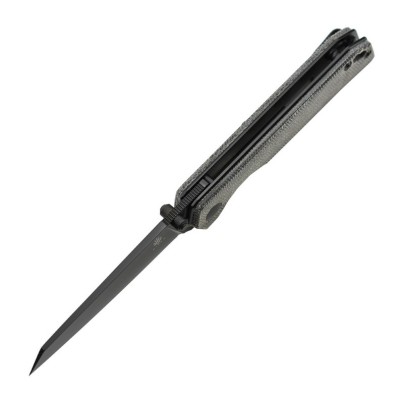 Kizer V3458RN2 Begleiter Mini lame acier N690 manche micarta noir par Azo