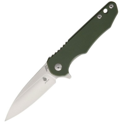 Kizer V3487A2 Barbosa par Mikkel Willumsen lame acier VG10 et manche G10 vert
