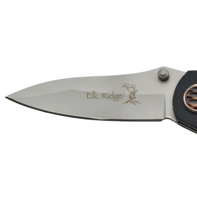 Elk Ridge ER-001BN Couteau pliant lame acier 440