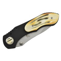 Elk Ridge ER-001KBN Couteau pliant lame acier 440