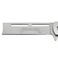 YC-552MS Couteau lame Razor Blade en acier inoxydable