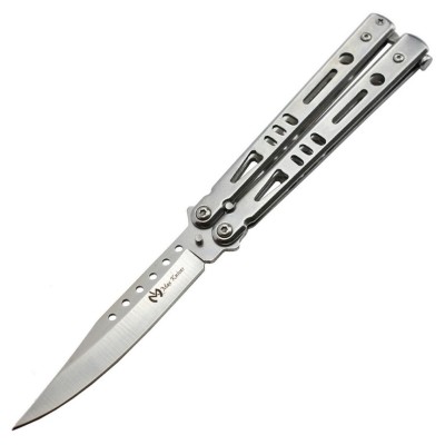 Maxknives P52 Couteau papillon lame acier 3CR13 manche acier