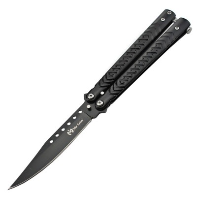 Maxknives P54 Couteau papillon lame acier 3CR13 manche acier