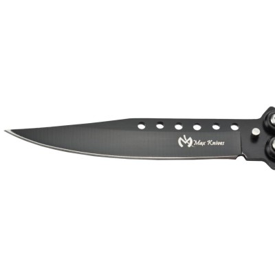 Maxknives P54 Couteau papillon lame acier 3CR13 manche acier