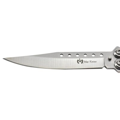 Maxknives P55 Couteau papillon lame acier 3CR13 manche acier