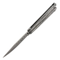 Maxknives P55 Couteau papillon lame acier 3CR13 manche acier