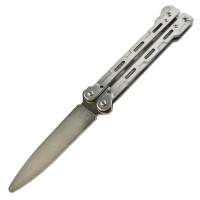 Maxknives Affûteur diamant papillon en acier grain 400 et 600