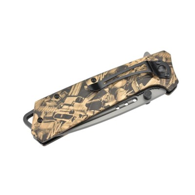 Maxknives MK142 Couteau pliant ouverture assistée acier 3Cr13 et aluminium