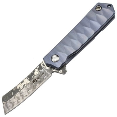 Maxknives MK153 Mini couteau lame Damas manche titane TC4