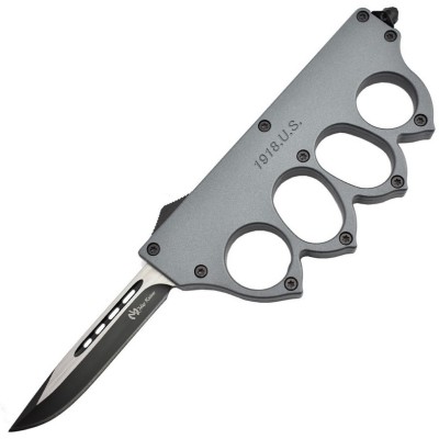 Maxknives MKO13G2 Couteau automatique poing américain 1918  lame acier manche zinc aluminium