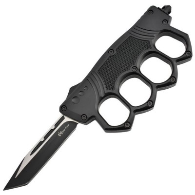 Maxknives MKO14B1 Couteau automatique poing américain lame acier manche zinc aluminium