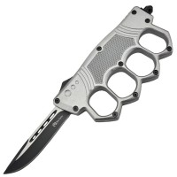 Maxknives MKO14S1 Couteau automatique poing américain lame acier manche zinc aluminium