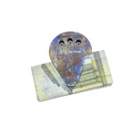 Maxknives MKSMC+ Pince à billet Skull titane anodisé arc-en-ciel