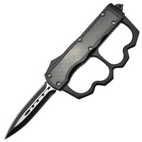 Maxknives MKO20 Couteau automatique OTF poing américain lame acier manche aluminium