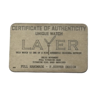 Layer Watches Montre LWTQ1 - Pièce unique