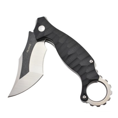 Ruike P881 Karambit lame acier 14C28N manche G10